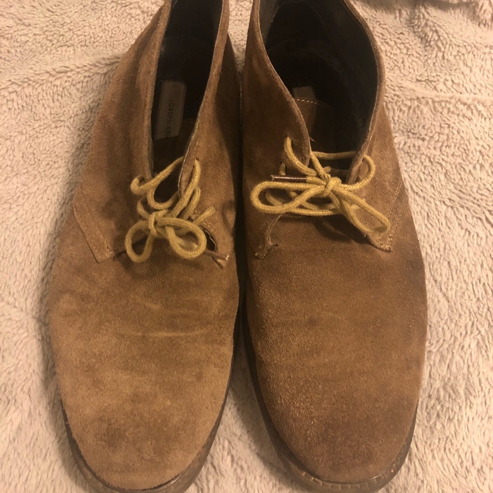 Joseph Abboud Swede brown shoes